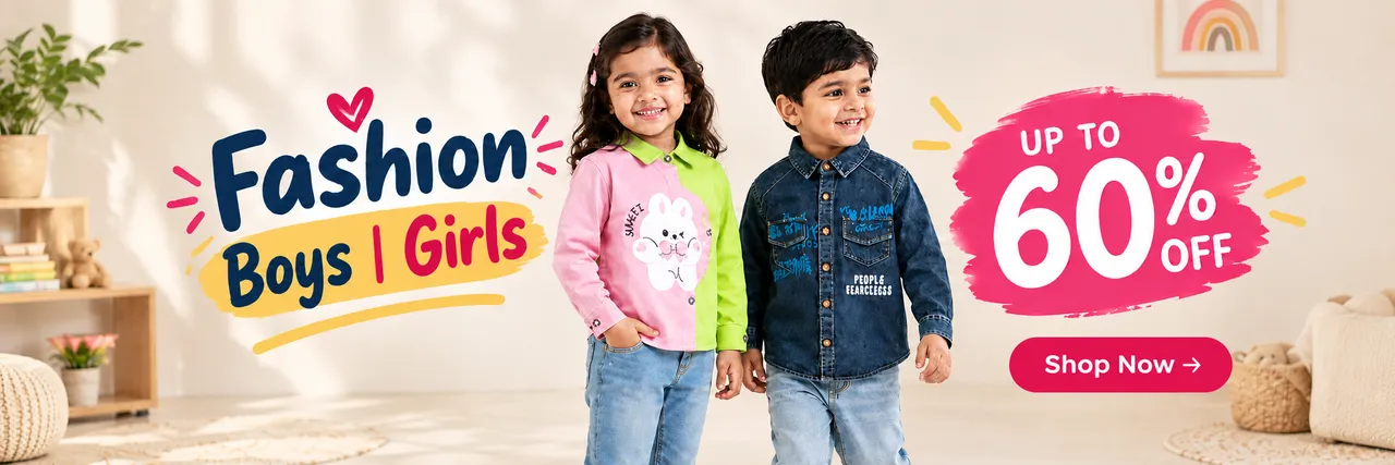 Kids Fashion Up to 60% Off