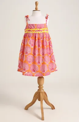 Printed cotton dress