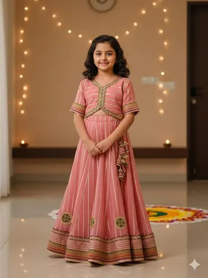 Viscose Silk Lehnga and  Choli