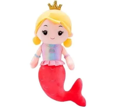 Charming Mermaid Plush Soft Toy for Girls – 30 cm Stuffed Doll, Perfect for Birthdays, Holidays, Room Décor, and Imaginative Play, A Cozy and Lovable Gift Idea for Kids