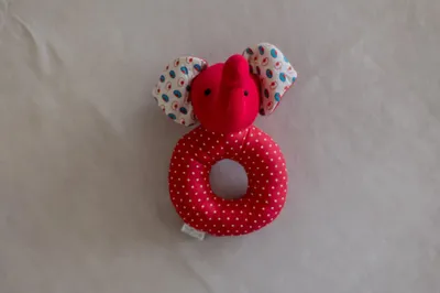 ilearnngrow Elephant Face shaped Rattle