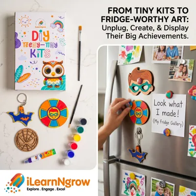 ilearnngrow Teeny Tiny DIY SuperHero Painting Kit