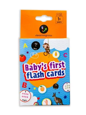 ilearnngrow My set of first Learning Flash Cards ( Set of Seven Flash Cards)