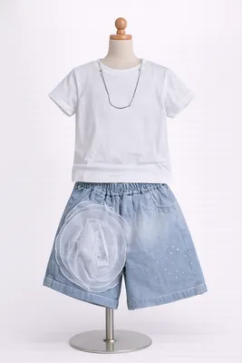 White Shorts Set (CA057)