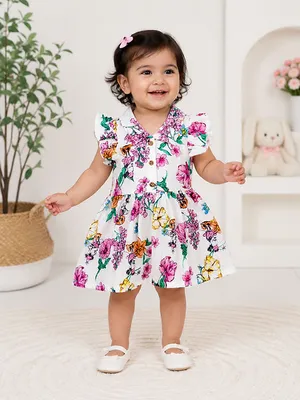Muslin Frock Floral