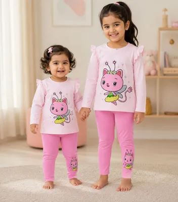 Full sleeve coords- Light pink