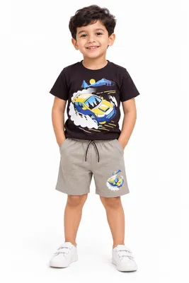 Shorts And Tee Set -Car