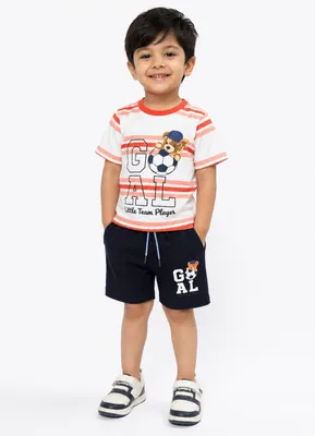 Shorts and Tee set-Goal