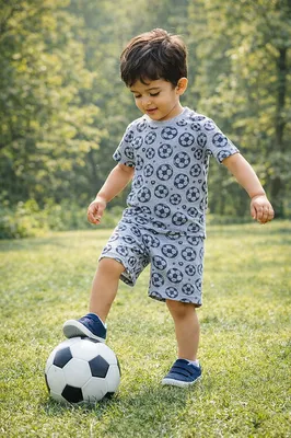 Shorts And Tee Set Football
