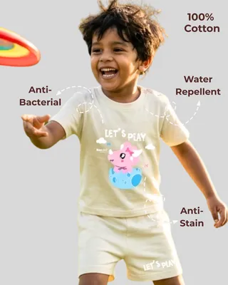 Cloud Soft Natural Cotton Unisex Baby & Kids Co-Ord Set — Baby Rhino