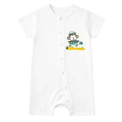 Ultra Soft and Comfortable Natural Cotton Unisex Rompers For Babies — Sailor Monkey