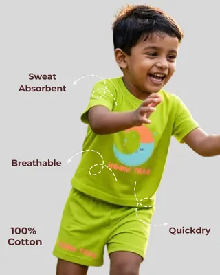 Worry-Free Natural Cotton Unisex Baby & Kids Co-Ord Set — Baby Moon