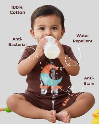 Worry-Free Natural Cotton Unisex Baby & Kids Co-Ord Set — Baby Moon