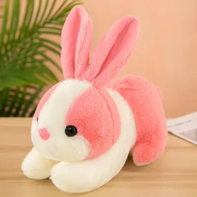 Cute Rabbit Soft Toy, Furry Stuffed Animal, Extra Soft, Perfect for Kids - 32 cm