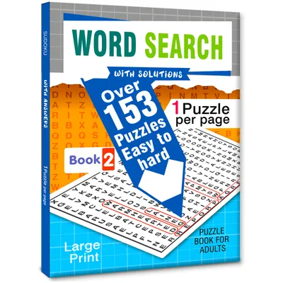 153 Word Search Activity Book -2 for Kids (Ages 5-8)