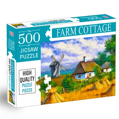 The Farm Cottage 500 Pisces Jigsaw Puzzles for Kids and Childrens – Ages 9+