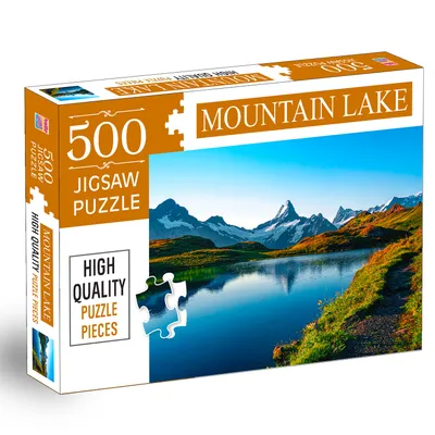 Mountain Lake 500-Piece Jigsaw Puzzles for Kids and Childrens – Ages 9+