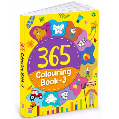 365 Colouring Book | Activity & Colouring Book for Kids | 365 Fun Colouring Pages | Drawing, Creativity & Learning Book for Boys & Girls | Ages 3–8 | Premium Quality Paper