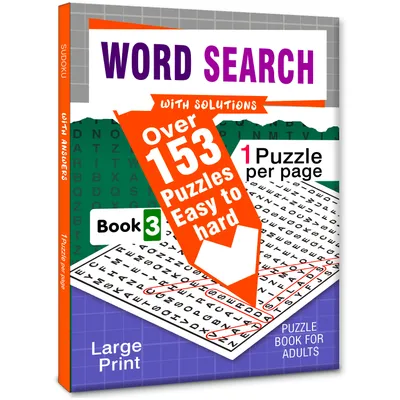 153 Word Search Activity Book -3 for Kids (Ages 5-8)