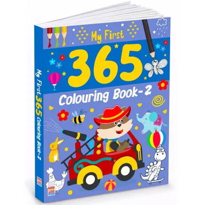 My First 365 Colouring Book | Activity & Colouring Book for Kids | 365 Fun Colouring Pages | Early Learning, Drawing & Creative Activity Book for Boys & Girls | Ages 2–6 | Premium Quality Paper