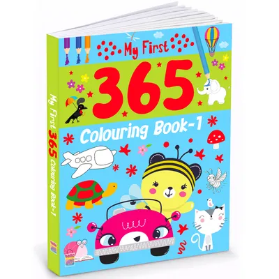 My First 365 Colouring Book | Activity & Colouring Book for Kids | 365 Fun Colouring Pages | Early Learning, Drawing & Creative Activity Book for Boys & Girls | Ages 2–6 | Premium Quality Paper