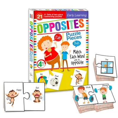 Opposite Match Puzzle Connecting 2-piece (Set of 21 pcs) for Childrens- Ages 4+
