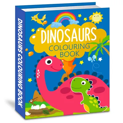 Dinosaurs Colouring Book | Dinosaur Coloring Activity Book for Kids | Fun Coloring Book for Boys & Girls | Creative Learning, Drawing & Painting Book | Ages 3–8 | Premium Quality Paper