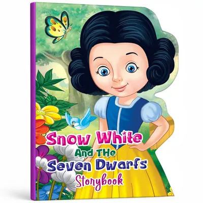 Snow White and the Seven Dwarfs Story Book for Kids | Classic Fairy Tale | Die-Cut Board Book | Picture Story Book | Bedtime Reading | Early Learning Book | Ages 2-6