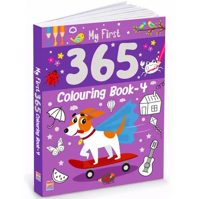 My First 365 Colouring Book | Activity & Colouring Book for Kids | 365 Fun Colouring Pages | Early Learning, Drawing & Creative Activity Book for Boys & Girls | Ages 2–6 | Premium Quality Paper