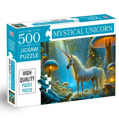 Mystical Unicorn Puzzles 500-Piece for Kids and Childrens – Ages 9+
