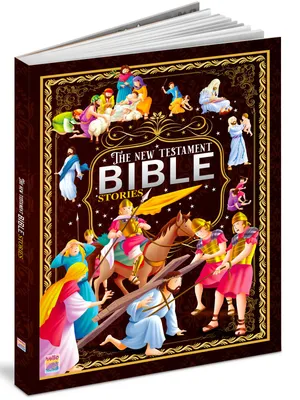 Bible Stories Book For Kids And Children, Jesus Bedtime Story, With Colorful Picture And Gifts For Christmas Occasion