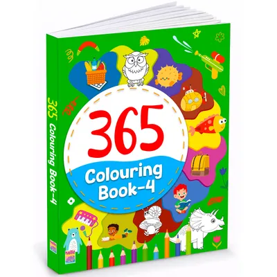 365 Colouring Book | Activity & Colouring Book for Kids | 365 Fun Colouring Pages | Drawing, Creativity & Learning Book for Boys & Girls | Ages 3–8 | Premium Quality Paper
