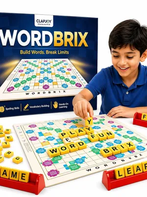 Clapjoy WordBrix Word Building Board Game