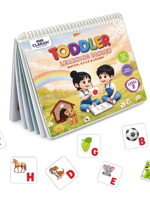Clapjoy Velcro Book Preschool Busy Book Toddler Level 2