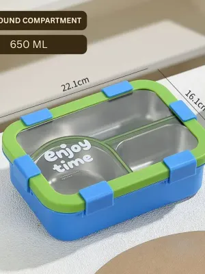 Compact Bento 3 Compartment Lunch Box