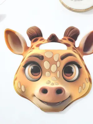 3D Cartoon Animal Face Drawing Book- 1 PC
