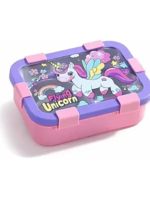 Stainless Steel 3 Compartment Bento Lunch Box with Spoon & Fork