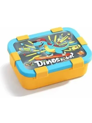 Stainless Steel 3 Compartment Bento Lunch Box with Spoon & Fork